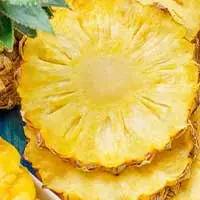 Pineapple representing bromelain powder